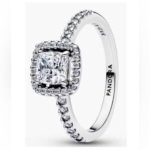 1pcs Pandora Stud Earrings or Square Ring